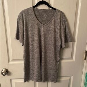Gray V-Neck Men's Shirt
